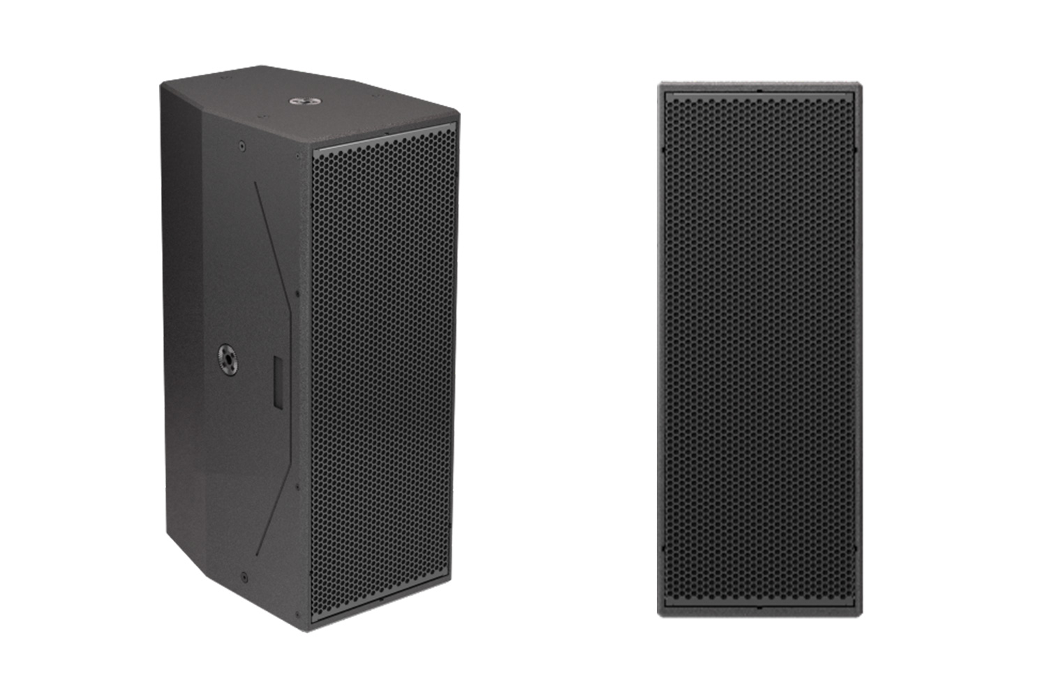 Loa điểm point source IS210T trang bị các củ loa tương tự như mẫu line array IS 210L