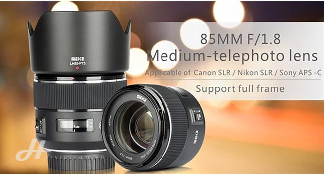 Ra mắt ống kính tự động lấy nét Meike ngàm E 85mm F1.8 cho máy ảnh Sony APS-C