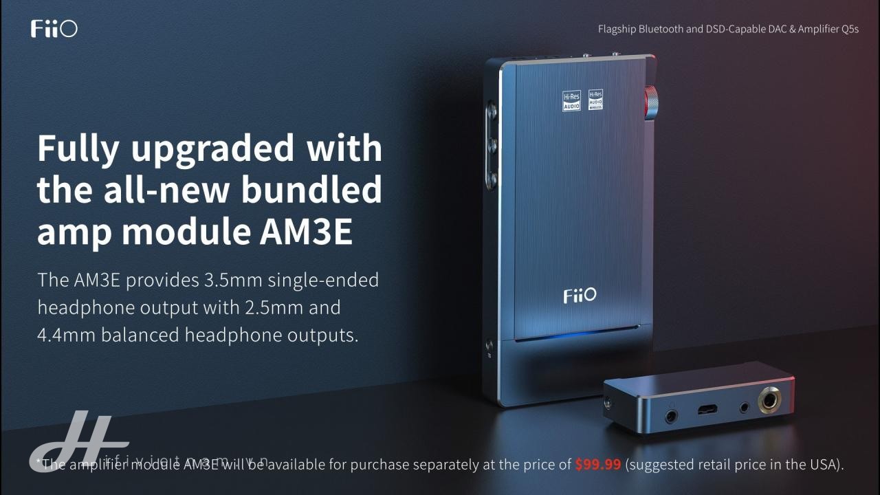 FiiO Q5s: Phiên bản nâng cấp đáng giá với Dual DAC AKM4493, module AM3E, giá không đổi 350$