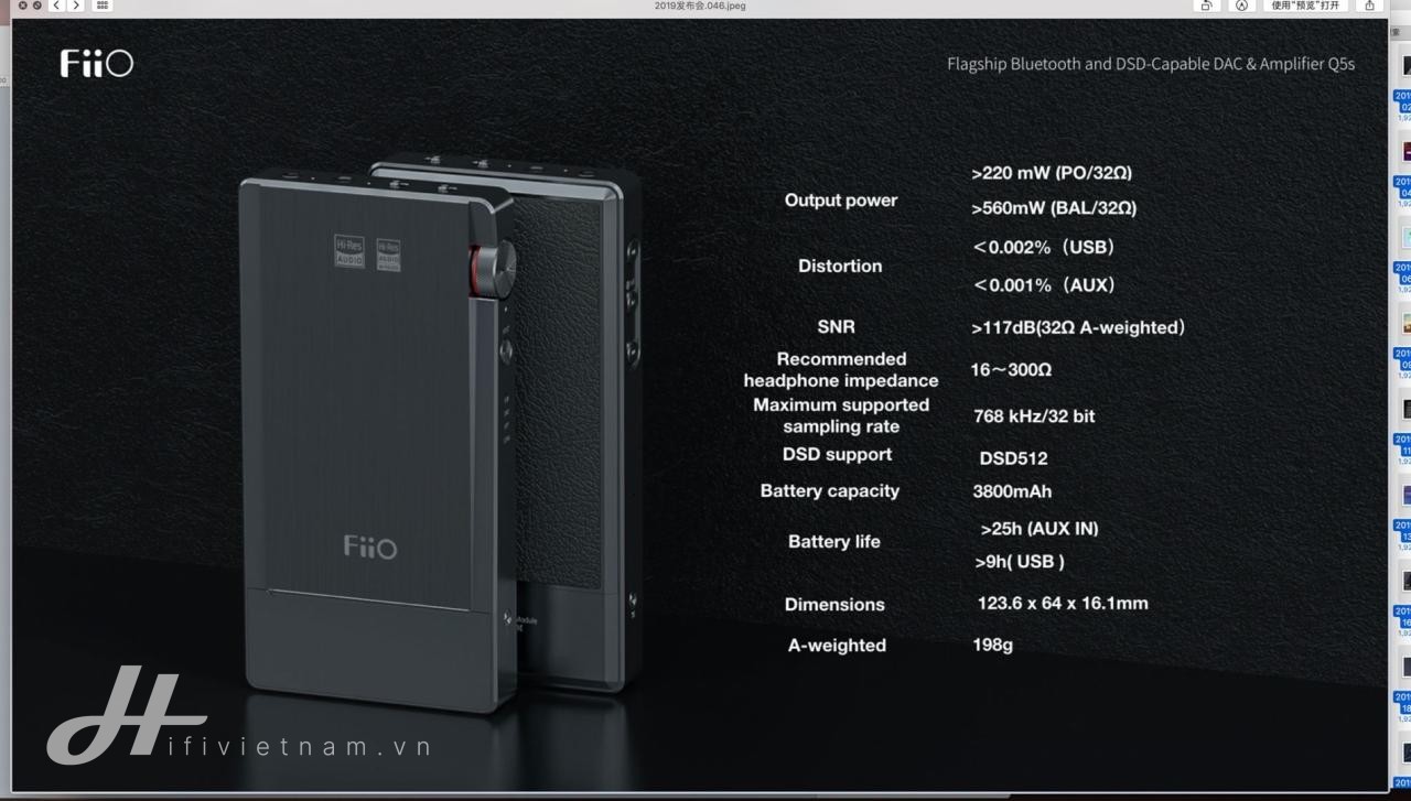 FiiO Q5s: Phiên bản nâng cấp đáng giá với Dual DAC AKM4493, module AM3E, giá không đổi 350$