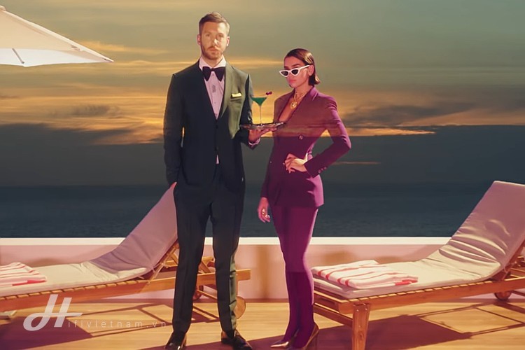 Calvin Harris và Dua Lipa tung MV retro đẹp mắt cho hit mới - Ảnh 1.