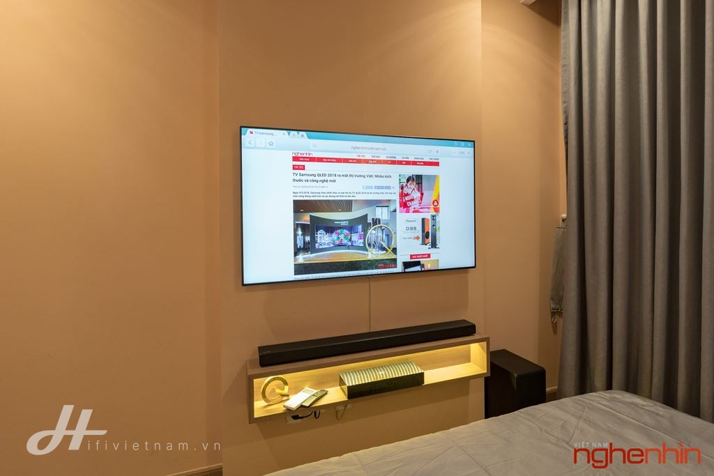 Trải nghiệm Q House: Căn hộ cao cấp với TV Samsung QLED 2018 và không gian Hollywood ảnh 11